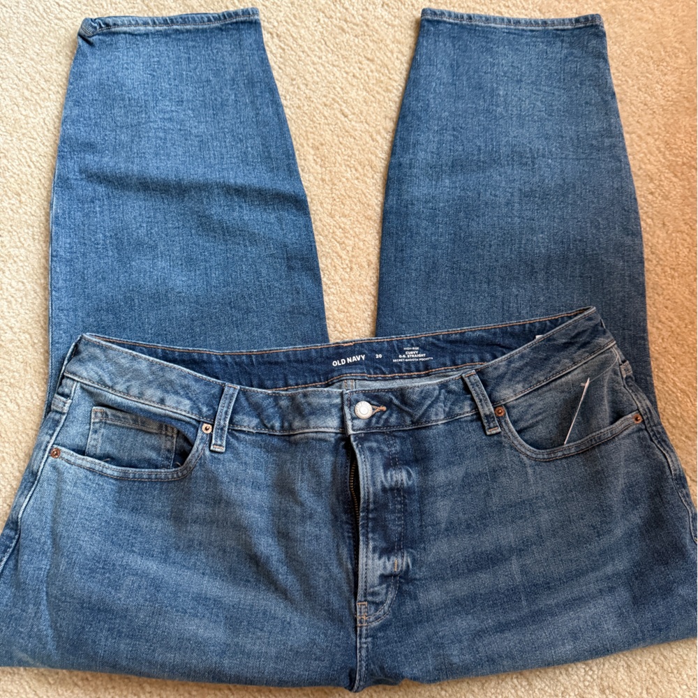 Women’s Old Navy Curvy OG straight, high rise, size 20, new with tags.